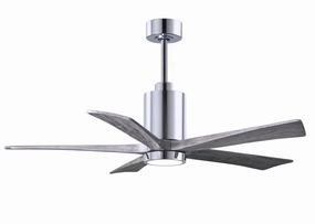 Patricia 52"Ceiling Fan Polished Chrome mini handheld fan for personal travel use