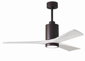 Patricia 52"Ceiling Fan Textured Bronze oscillating medium fans with strong airflow