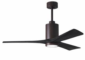 Patricia 52"Ceiling Fan Textured Bronze oscillating medium fans with strong airflow