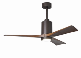 Patricia 52"Ceiling Fan Textured Bronze stylish medium fans for contemporary homes