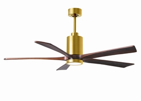 Patricia 60"Ceiling Fan Brushed Brass portable medium fans with handle design