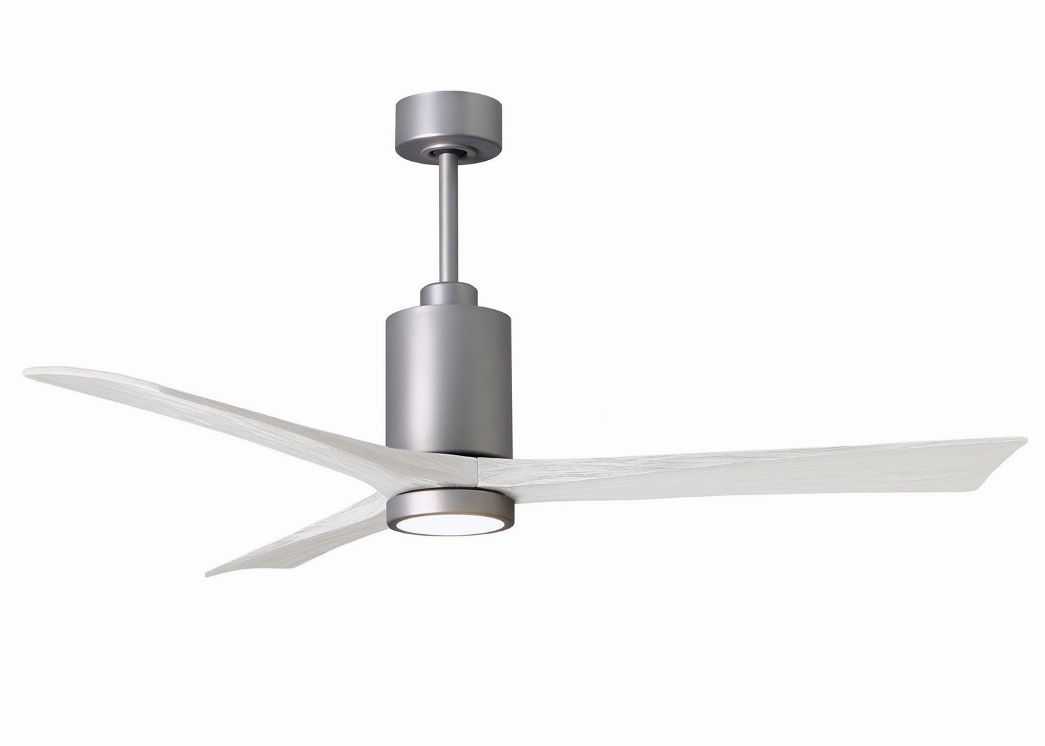 Patricia 60"Ceiling Fan Brushed Nickel compact medium fans for desks and counters