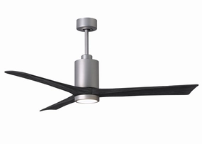Patricia 60"Ceiling Fan Brushed Nickel versatile medium fans for any space