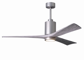 Patricia 60"Ceiling Fan Brushed Nickel compact medium fans for desks and counters