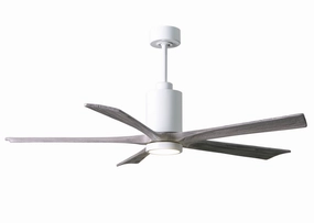 Patricia 60"Ceiling Fan Gloss White modern medium fans for everyday cooling