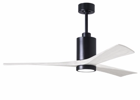 Patricia 60"Ceiling Fan Matte Black oscillating medium fans with strong airflow