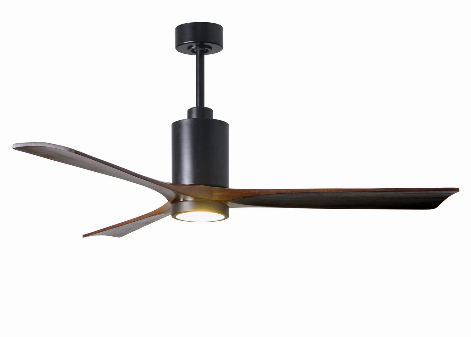 Patricia 60"Ceiling Fan Matte Black medium size fans for home ventilation