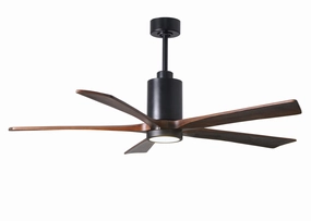 Patricia 60"Ceiling Fan Matte Black oscillating medium fans with strong airflow