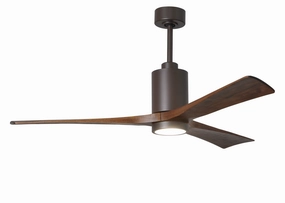 Patricia 60"Ceiling Fan Textured Bronze energy-efficient medium fans with remote