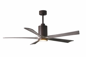 Patricia 60"Ceiling Fan Textured Bronze portable medium fans with handle design