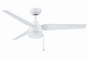 PC/DC NL 52"Ceiling Fan Matte White affordable medium fans for summer