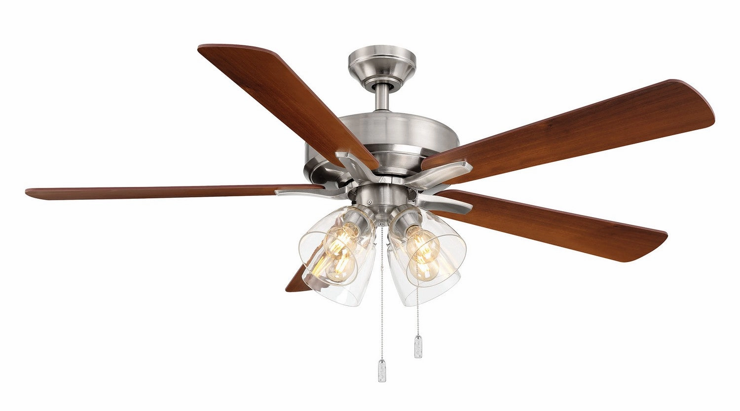 Pecos 52"Ceiling Fan Nickel