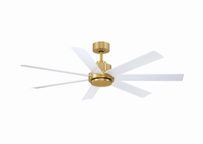 Pendry 56 56"Ceiling Fan Brushed Satin Brass medium electric fans for multi-room use
