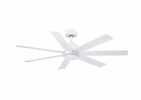 Pendry 56 56"Ceiling Fan Matte White compact medium fans for desks and counters