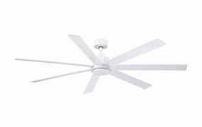 Pendry 72 72"Ceiling Fan Matte White compact medium fans for desks and counters