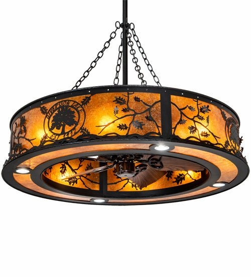 Personalized 12 Light Chandel-Air decorative fandeliers with lights
