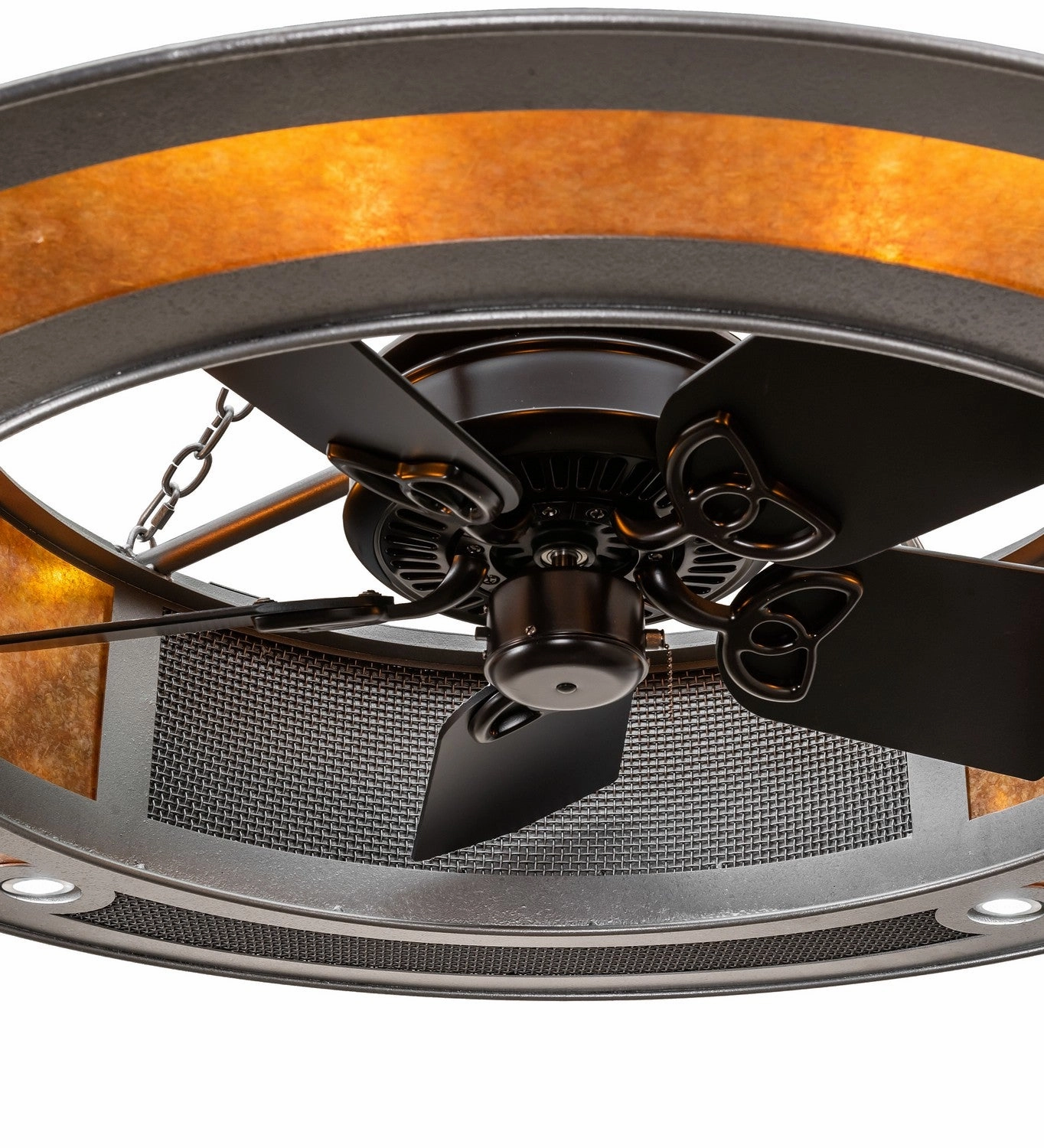 Personalized 14 Light Chandel-Air Natural Iron