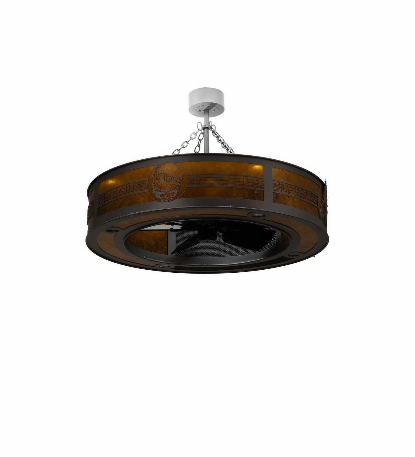 Personalized 14 Light Chandel-Air Natural Iron