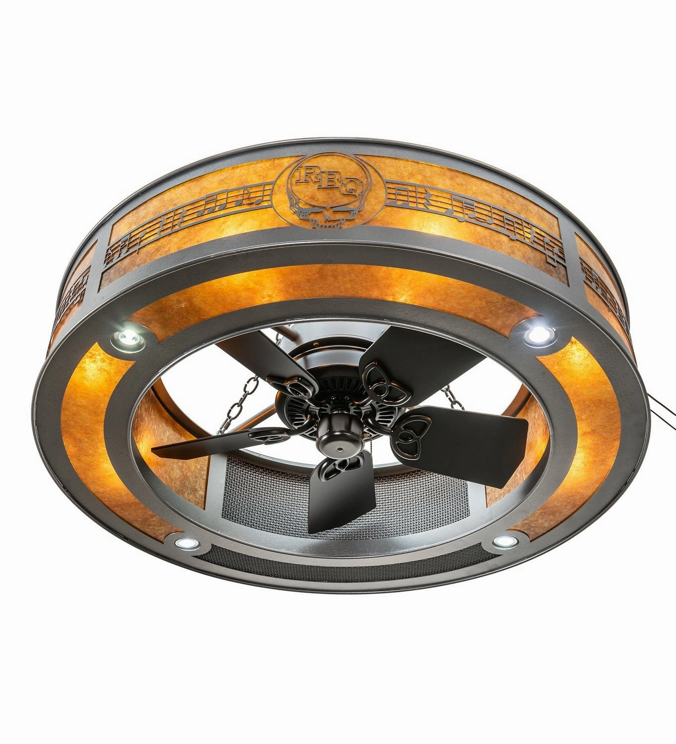 Personalized 14 Light Chandel-Air Natural Iron