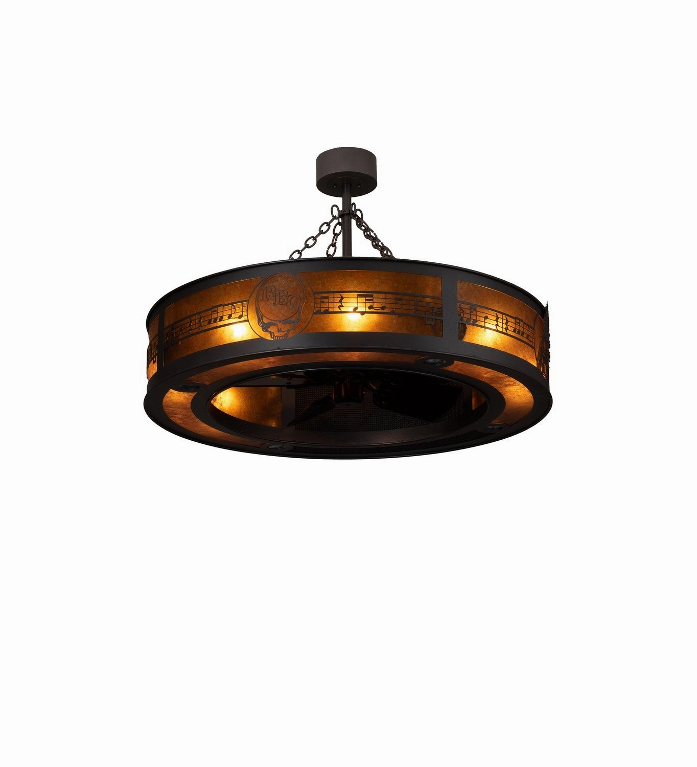 Personalized 14 Light Chandel-Air Natural Iron