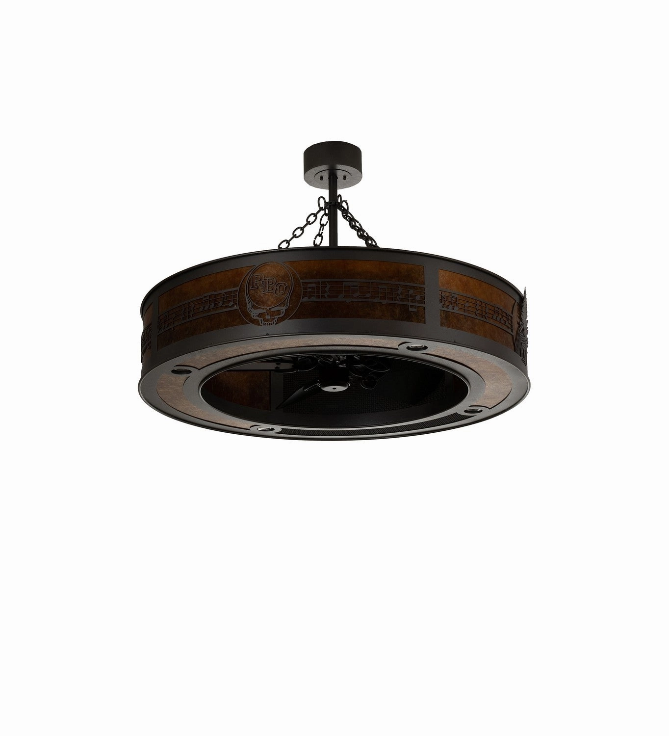 Personalized 14 Light Chandel-Air Natural Iron