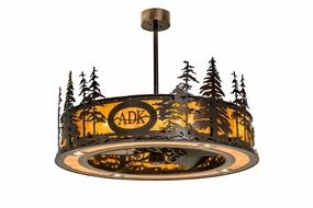 Personalized 16 Light Chandel-Air decorative fandeliers with lights