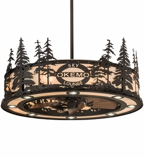 Personalized 24 Light Chandel-Air quiet small fans for desk or nightstand