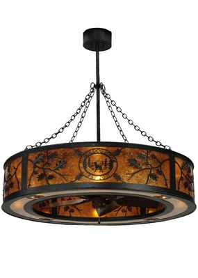 Personalized Eight Light Chandel-Air decorative fandeliers with lights
