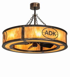 Personalized Eight Light Chandel-Air decorative fandeliers with lights