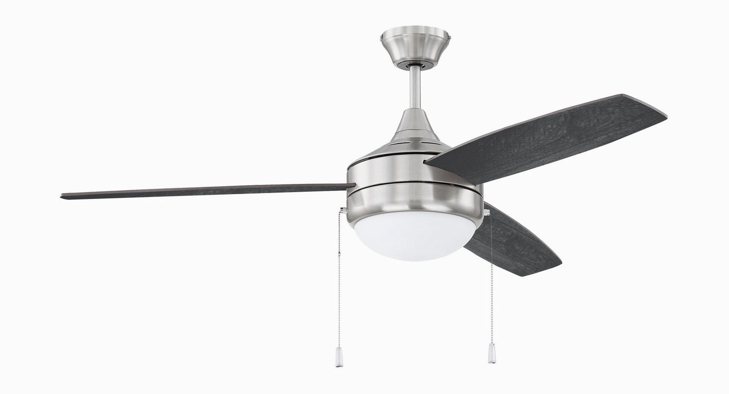 Phaze 3 52"Ceiling Fan Brushed Polished Nickel modern medium fans for everyday cooling