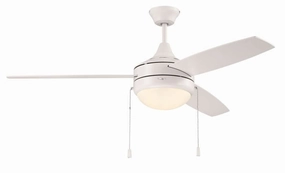 Phaze Energy Star 3 52"Ceiling Fan White versatile medium fans for any space