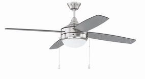 Phaze Energy Star 4 52"Ceiling Fan Brushed Polished Nickel mini handheld fan for personal travel use