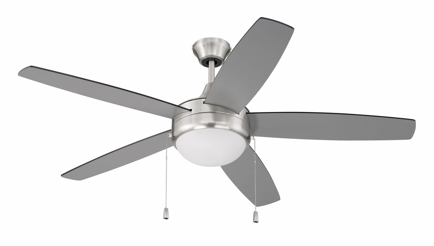 Phaze Energy Star 5 52"Ceiling Fan Brushed Polished Nickel