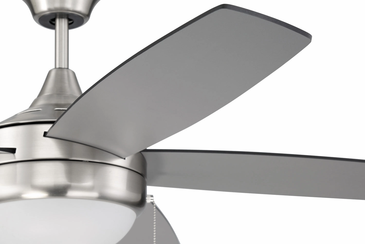 Phaze Energy Star 5 52"Ceiling Fan Brushed Polished Nickel