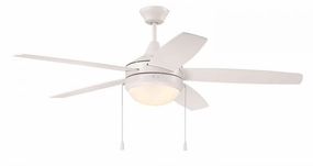 Phaze Energy Star 5 52"Ceiling Fan White oscillating medium fans with strong airflow