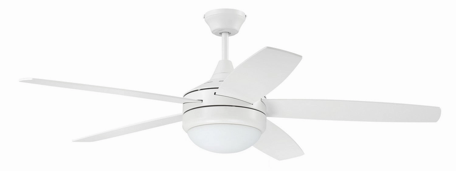 Phaze II 5- Blade 52"Ceiling Fan White versatile medium fans for any space