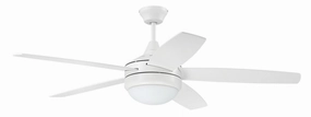 Phaze II 5- Blade 52"Ceiling Fan White versatile medium fans for any space