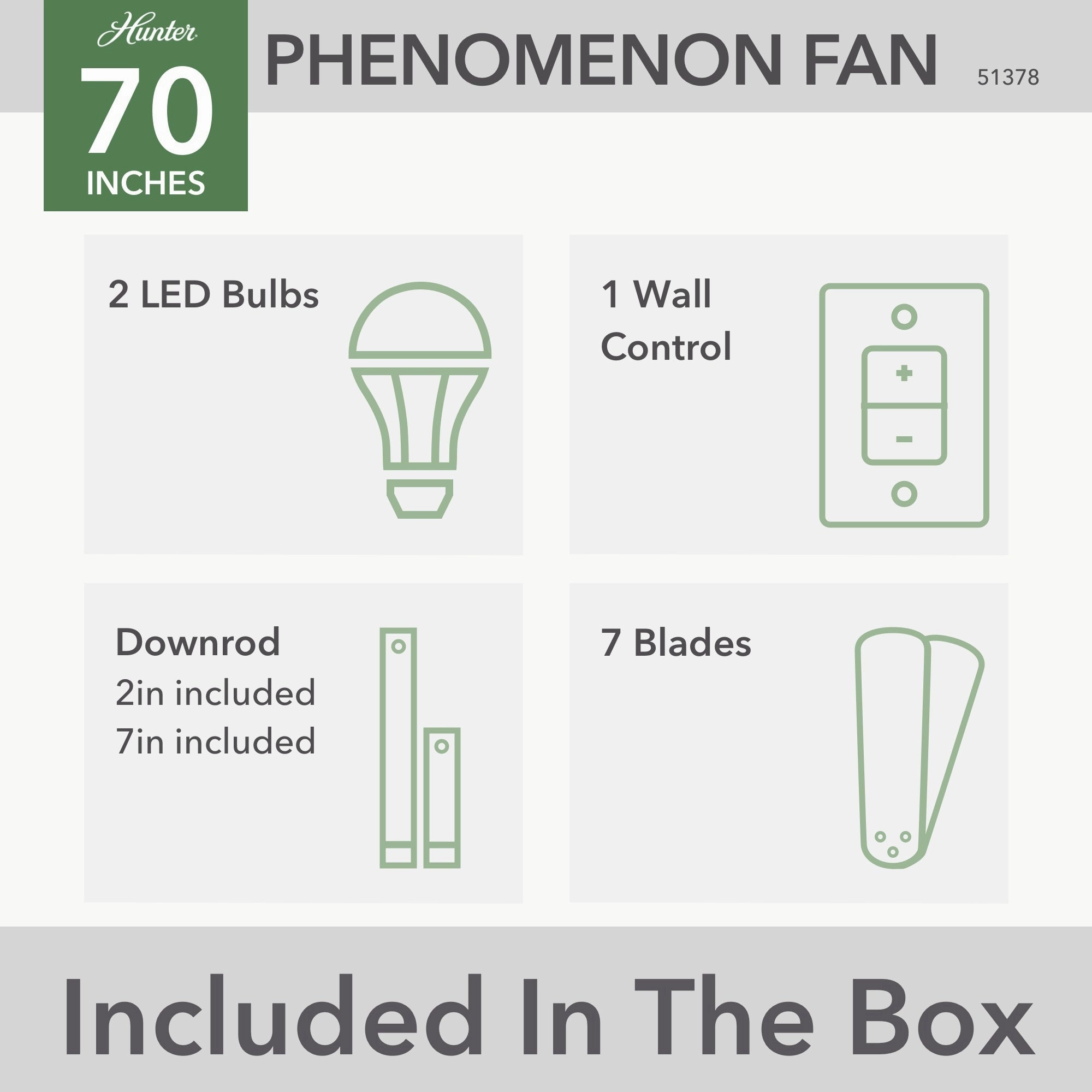 Phenomenon 70"Ceiling Fan Matte White