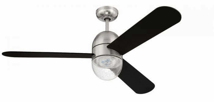 Pill 52"Ceiling Fan Brushed Polished Nickel