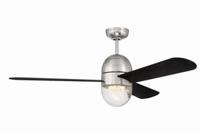 Pill 52"Ceiling Fan Brushed Polished Nickel affordable medium fans for summer