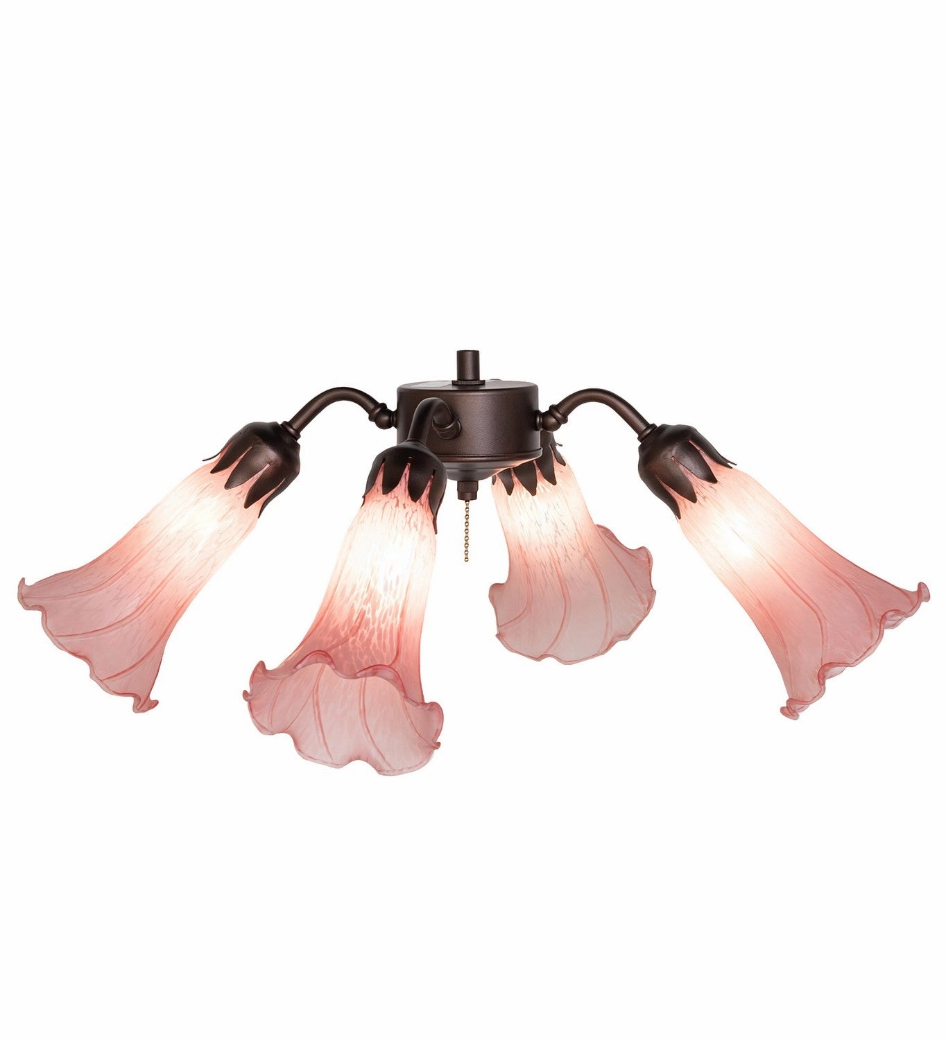 Pink Four Light Fan Light best small fans for home and travel