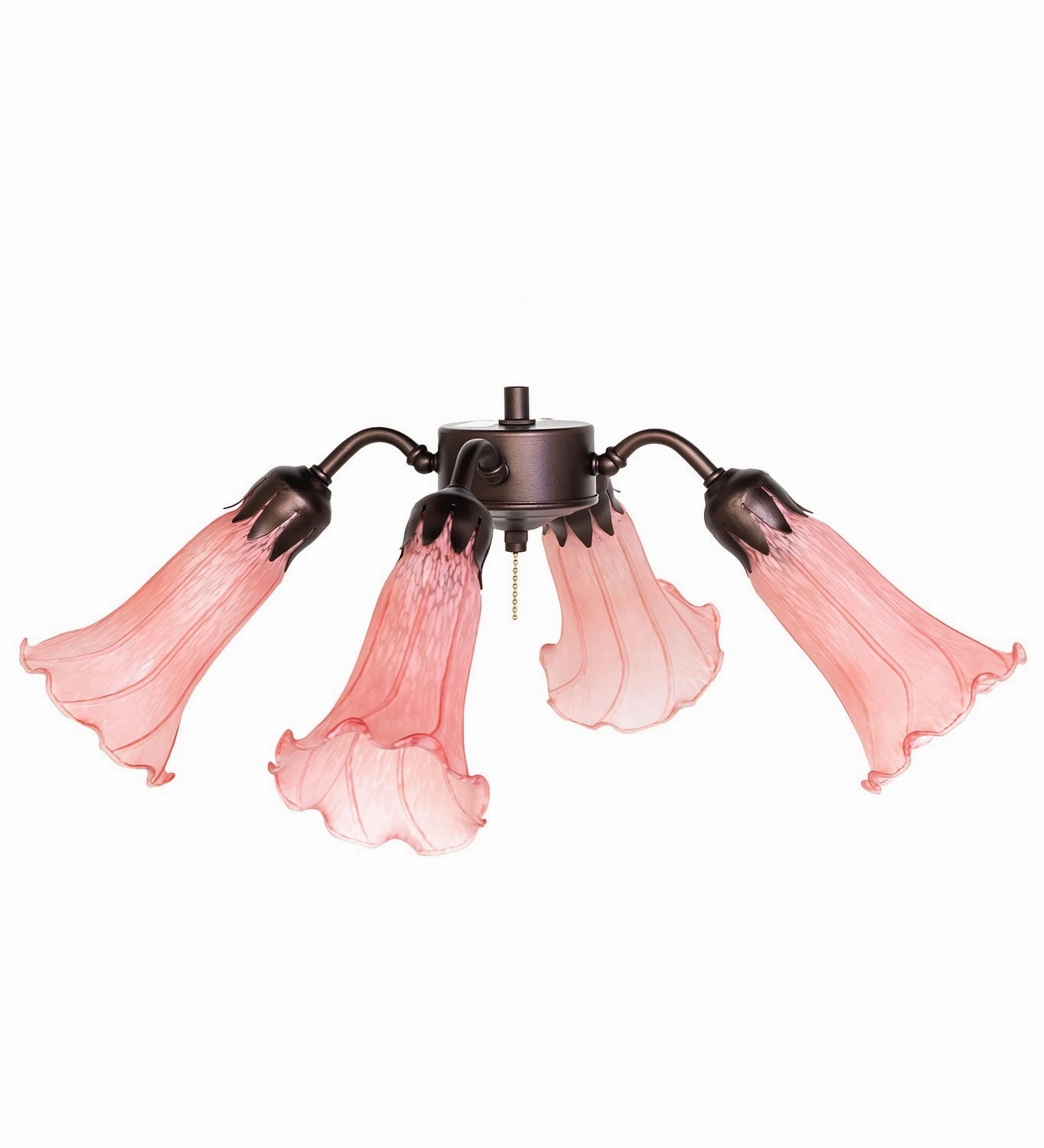 Pink Four Light Fan Light