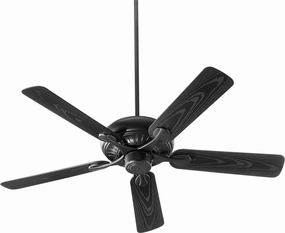 Pinnacle Patio 52"Patio Fan Textured Black mini handheld fan for personal travel use
