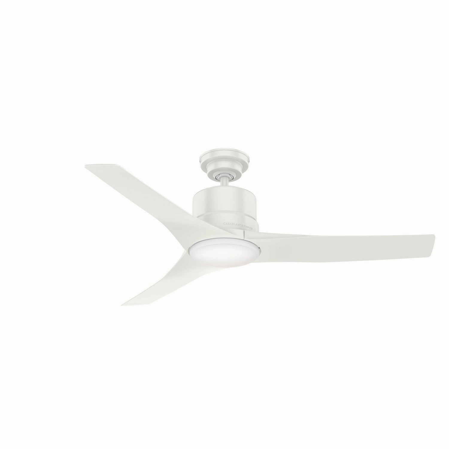 Piston 52"Ceiling Fan Fresh White portable medium fans with handle design