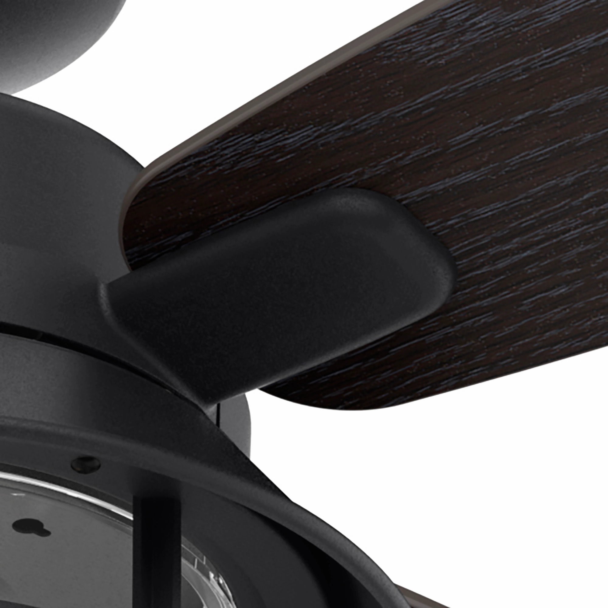 Port Royale 52"Ceiling Fan Natural Black Iron