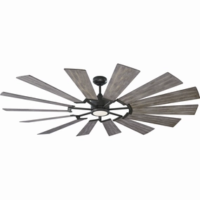 Prairie 72" LED Ceiling Fan quiet ceiling fans with remote control