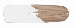 Premier Series 56" Blades White/Washed Oak quiet medium fans for living room use