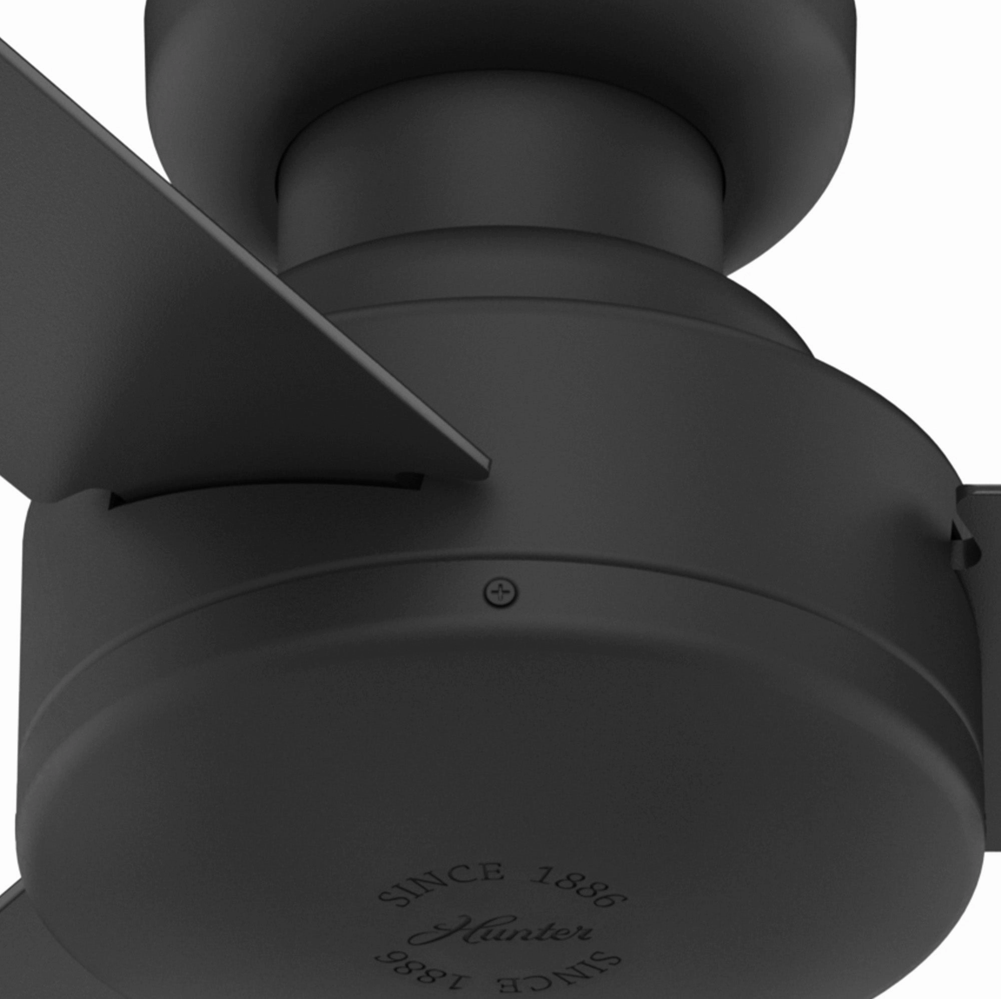 Presto 52"Ceiling Fan Matte Black