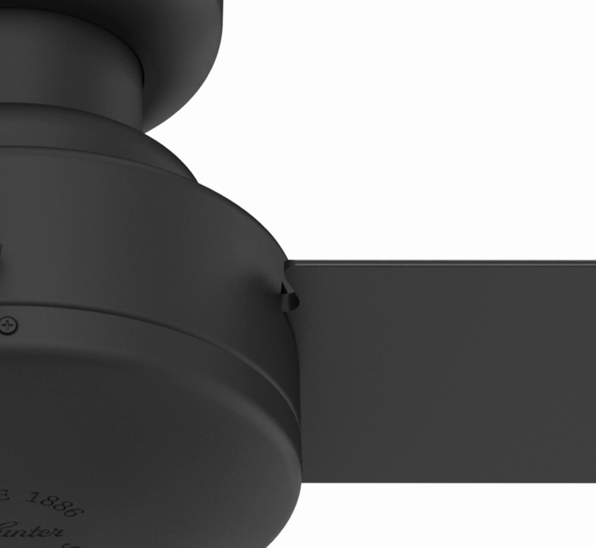Presto 52"Ceiling Fan Matte Black