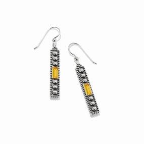Pretty Tough Gem French Wire Earrings Light Topaz
